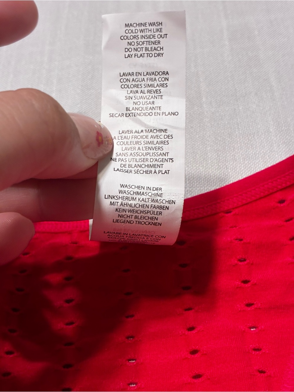 Fabletics Hot Pink Racerback Performance Tank - Picture 4 of 9